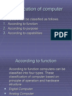 Classification of Computer