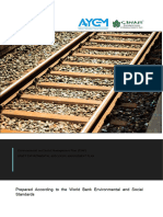 Environmental and Social Management Plan ESMP Rail Logistics Improvement Project P170532