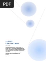 Model Compositions From Pupils Taught