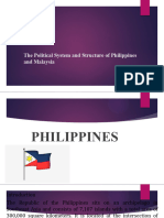 The Political System and Structure of Philippines and Malaysia