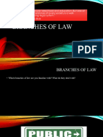 Branches of Law 18-10-22