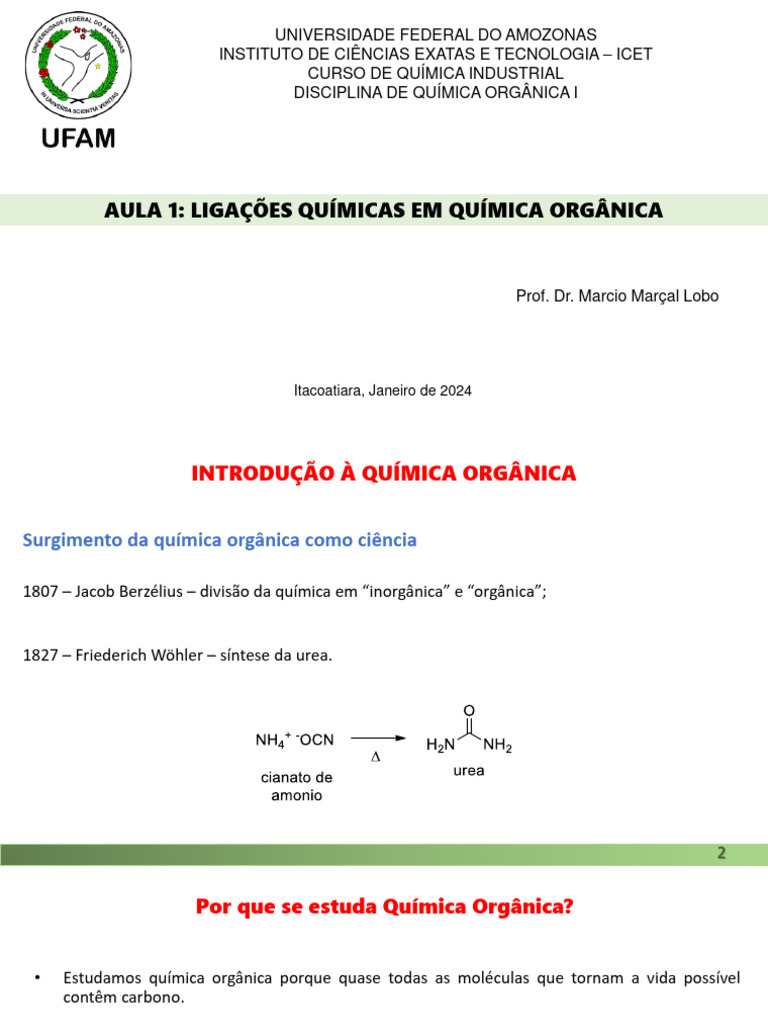 Aula 1 - Ligações Quimicas em Qo | Download grátis PDF | Orbital ...