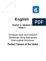 ENGLISH 6 Q4 MODULE 2 PERFECT TENSES OF THE VERBS Pages Deleted