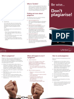 Plagiarism Brochure - PDF - Adobe Acrobat Pro