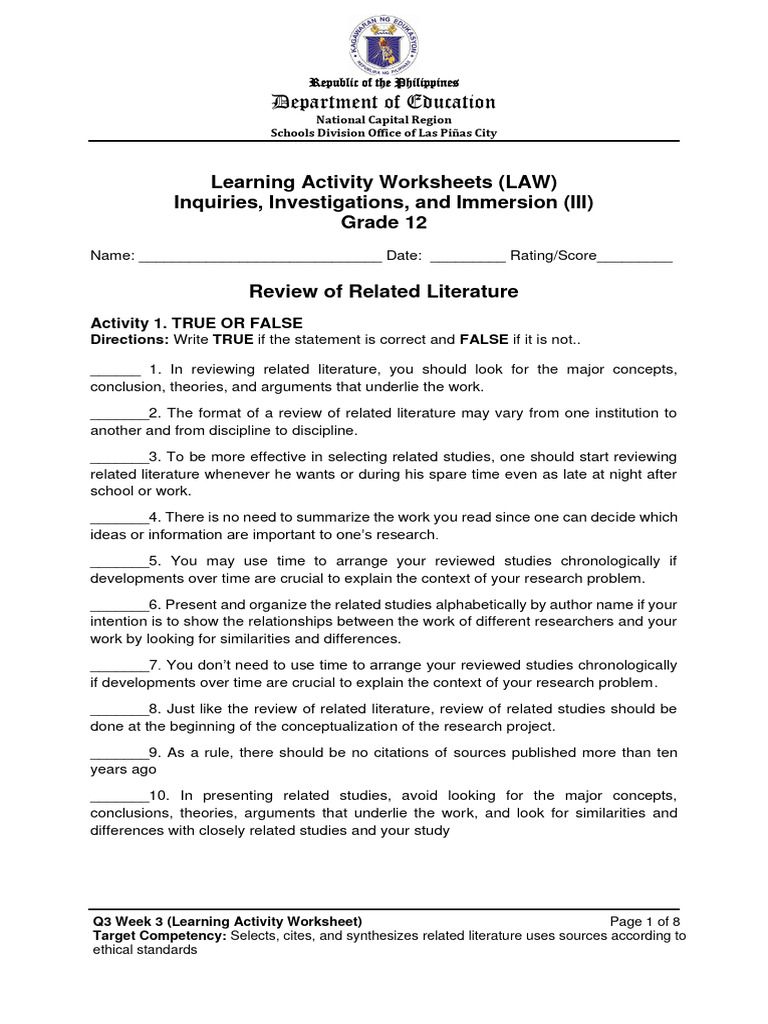 APA Citation and Literature Review Guide | PDF | Citation | Apa Style