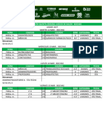 PROGRAMACION DE PARTIDOS - 39 OLIMPIADAS INTERCOLEGIOS - 5ta FECHA - ACTUALIZADA