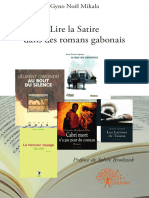 Lire La Satire Dans Des Romans Gabonais