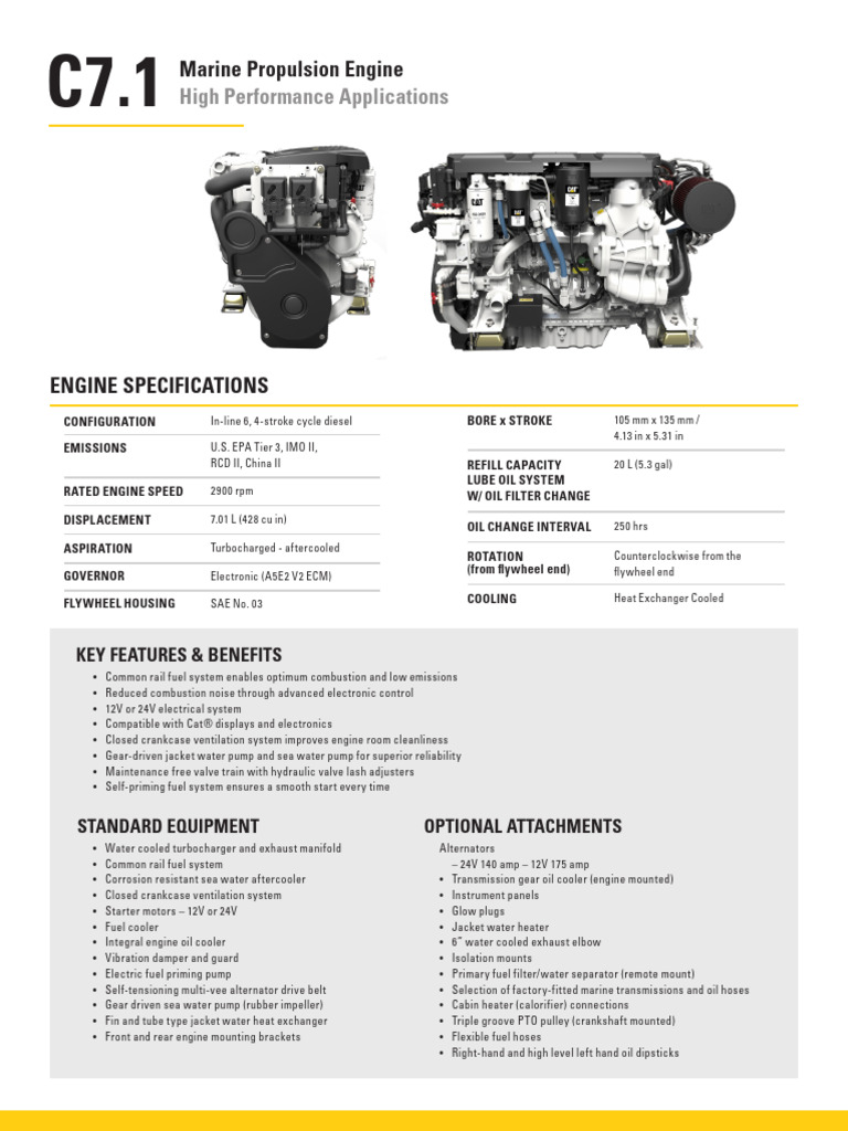 High Performance Applications: Marine Propulsion Engine | PDF | Engines ...