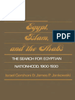 Egypt, Islam, and The Arabs The Search For Egyptian Nationhood, 1900-1930 (Studies in Middle Eastern History) (Israel Gershoni, James P. Jankowski) (Z-Library)