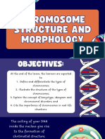 Genetics and Genes Science Presentation in Blue Orange Flat Graphic Style