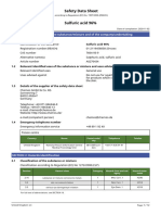 Safety Data Sheet Sulfuric Acid 96%: SECTION 1: Identification of The Substance/mixture and of The Company/undertaking