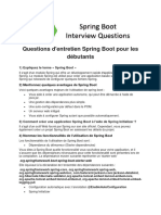 Questions D'entretien Spring Boot