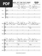 Carol Of The Old Ones Sheet Music