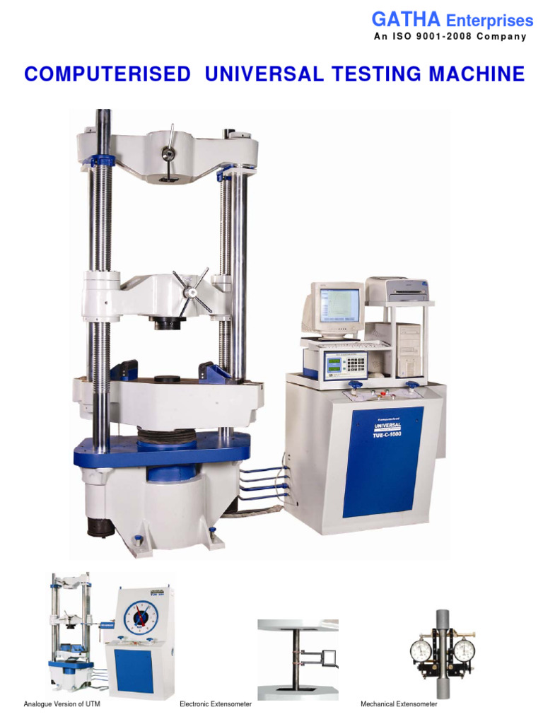 Gatha Enterprises: Computerized UTM Overview | PDF | Pump | Piston