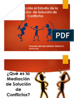 Introduccion Del Estadio de La Mediacion de Solucion de Conflictos 1