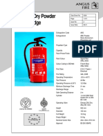 5308-2 9Kg ABC Powder Gas Cartridge