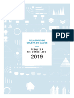 Tic Domicílios 2019 Relatorio Coleta de Dados v1.1