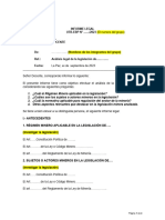 Modelo de Informe Legal Analisis de La Legislacion DOS Mineria