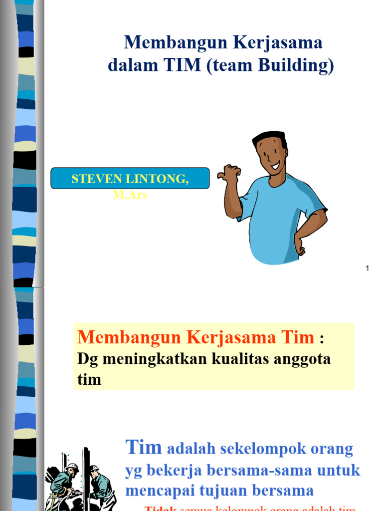 Membangun Kerjasama Tim yang Efektif | PDF | Karier & Perkembangan ...