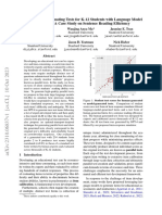 Generating and Evaluating Tests For K-12 Students With Language Model Simulations: A Case Study On Sentence Reading Efficiency