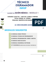 Curso Técnico Desarrollador Clase Introducción