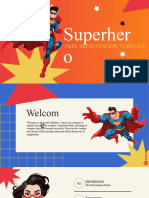 Superhero PowerPoint Template by EaTemp