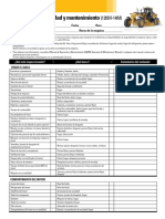 Motoniveladoras Medianos - Inspección de Seguridad y Mantenimiento