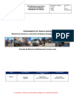 PTS-DMV-38 MANTENCION MECANICA Y LUBRICACION DE CARRUSEL DESPEGADORA DE CATODOS