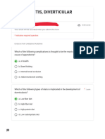 Appendicitis Diverticular Diseases