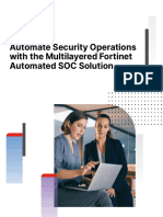 Automate Security Operations With The Multilayered Fortinet Automated SOC Solution