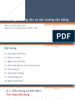 Chương 3 Tổng Cầu Và Sản Lượng Cân Bằng