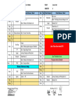 Jadwal Sumatif Lingkup Materi sd1