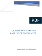 5 Manual de Guia Rapida para El Uso de Google Meet - UNAM