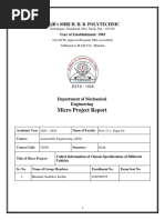 Automobile Engineering Micro Project