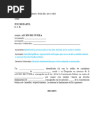 Modelo de Contestación Tutela Colombia | PDF | Derecho Constitucional ...