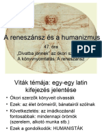 2 A Reneszánsz És A Humanizmus