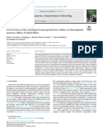 An Overview On The Recycling of Waste Ground Tyre Rubbers in Thermoplastic Matrices - Effect of Added Fillers