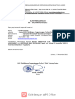 Surat Rekomendasi Mice Yogyakarta