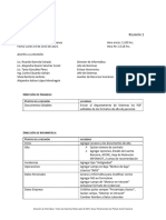 Minuta Sistema de Recursos Humanos 19 Junio 2023