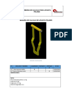 Memoria de Calculo de Levanta Polines