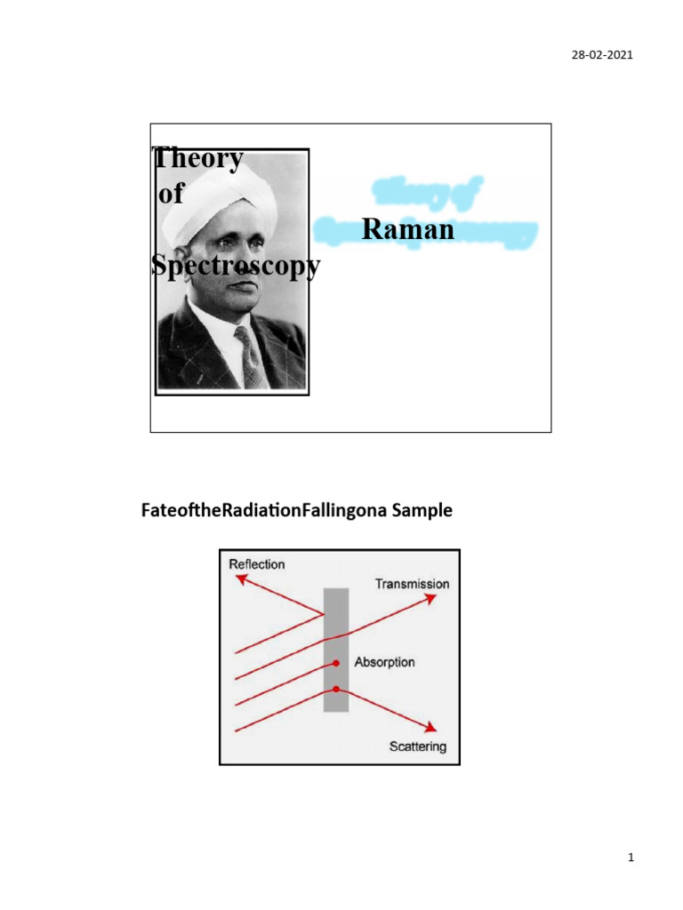 Understanding Raman Spectroscopy Basics | PDF | Scattering | Raman ...