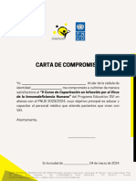 Carta de Compromiso SVI - PNUD