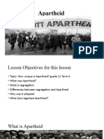 Apartheid History Teaching Grade 11 Lesson Observation 21106258