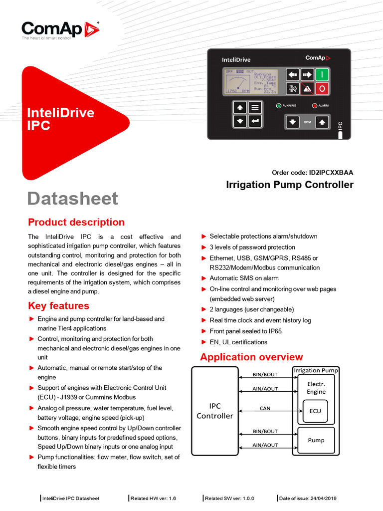 InteliDrive IPC Datasheet | PDF | Power Supply | General Packet Radio ...