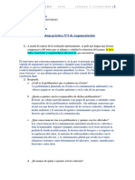 Lengua TP N°3 - Argumentación