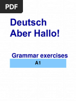 Grammatik Aktiv A1 - B1 - PDF | PDF | Scribd