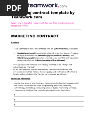 Copy of Marketing Contract Template by Teamwork.com