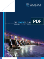 THE POWER TO CHANGE: OMIL ANNUAL REPORT 2009-10