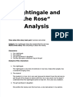 Nightingale and The Rose Analysis - Compress