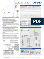 Humidity and Temperature Controller AR247 Data Sheet